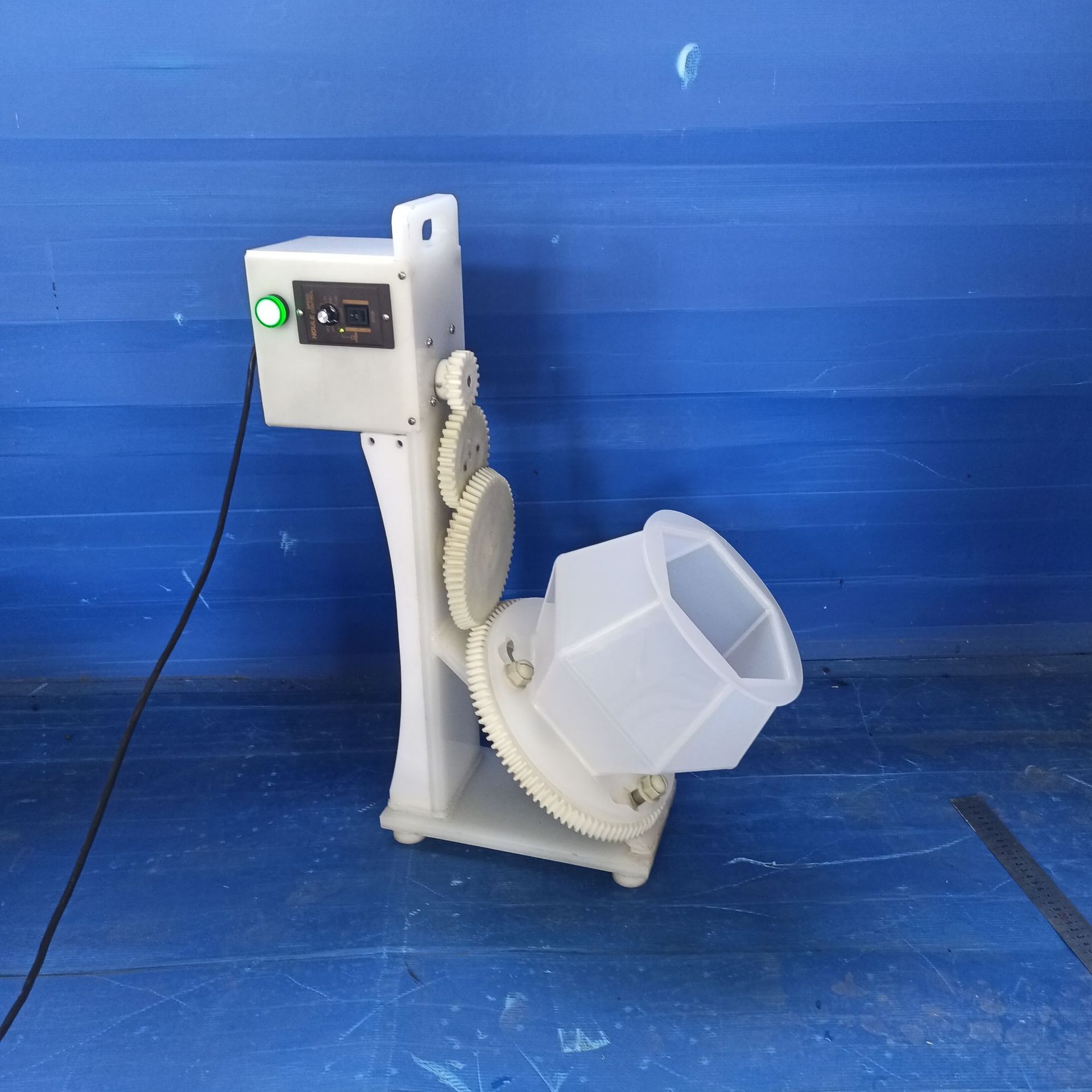 110V微粒清洗酸洗电镀化镀敞口六角鼓形PP塑料滚篮滚笼镀笼镀桶滚