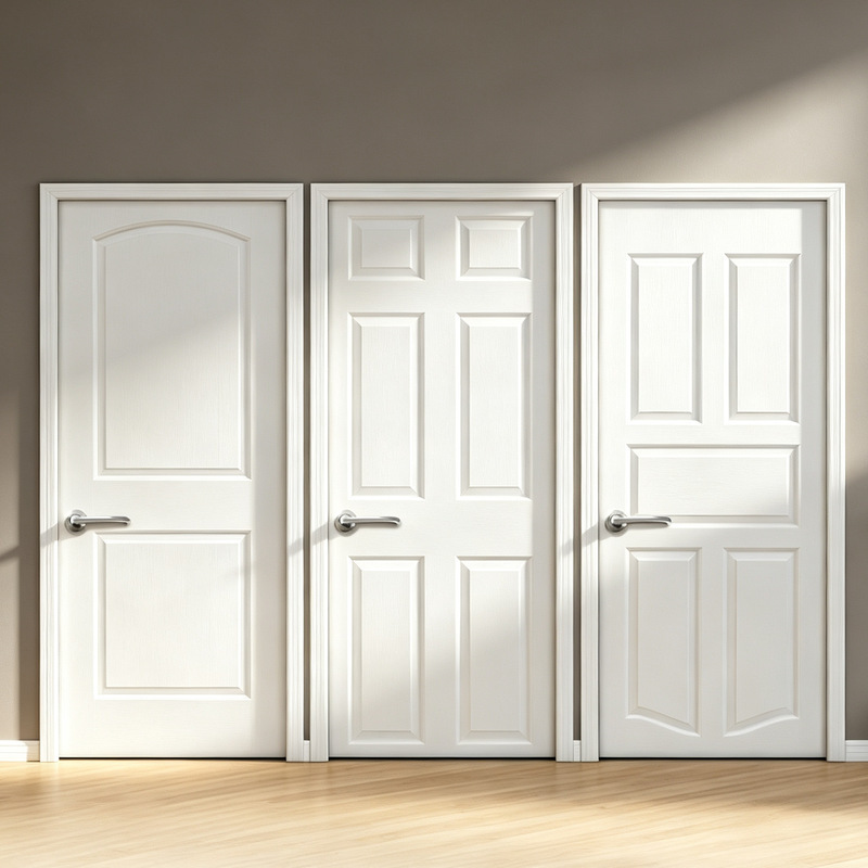 White interior door, room door, bedroom door, carbon crystal door, silent, paint-free, moisture-proof, simple, modern, custom size White interior door, room door, bedroom door, carbon crystal door, silent, paint-free, moisture-proof, simple, modern, custom size