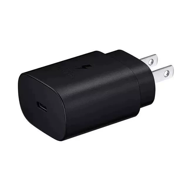 Зарядное устройство для стены совместимо с Samsung и Apple 25W USB-C быстрая зарядка, компактный 7.7×4.2×2.7 см