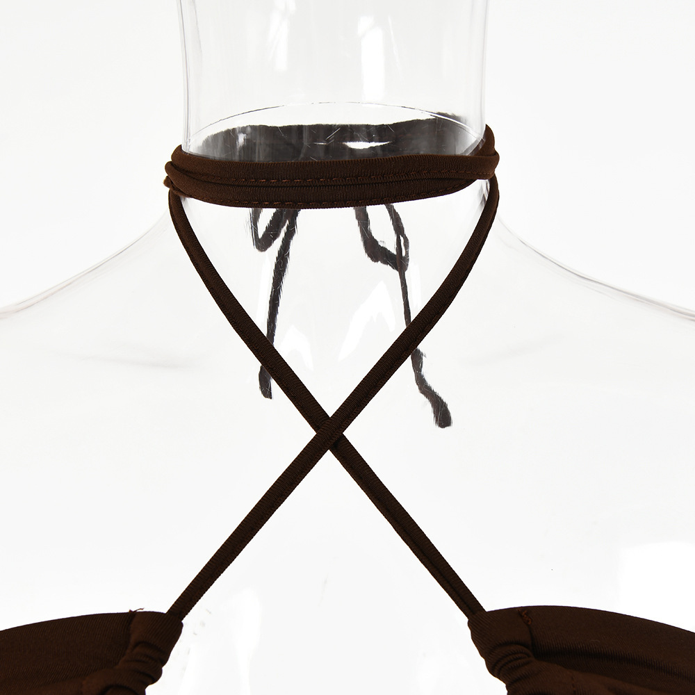Elegant Halter Neck Dress 8