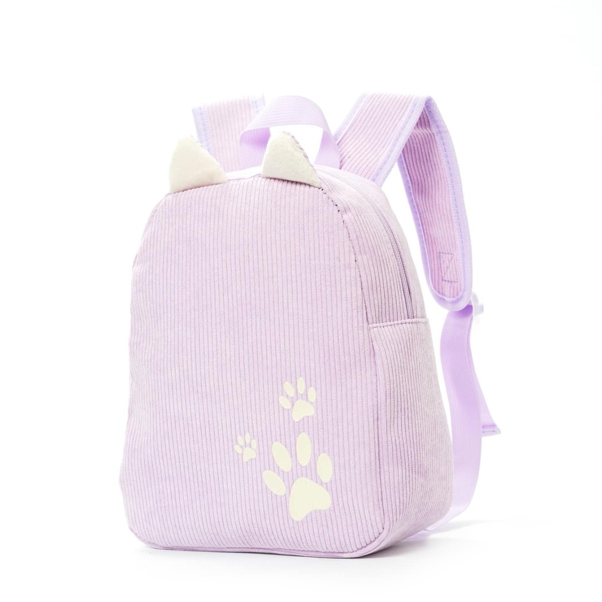 Damen Rucksack Aus Cord Mit Buntem Digitaldruck Und Muster_voghion.com