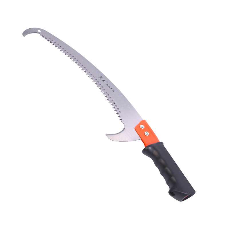 Winda doble gancho alta rama vio jardín agricultores de frutas Sierra de poda al aire libre Sierra de árboles frutales de gran altura Sierra de gancho varilla telescópica