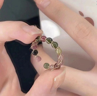 모조 전기석 오픈 링