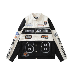 YPRS Men's | 2022 New TikTok Network Celebrity Removable Hot Girl Fan Car Cardigan Embroidered Jacket Jacket ins