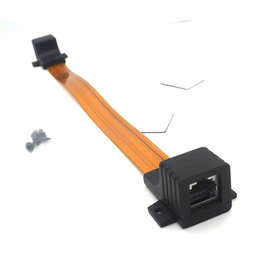 Rj45网络过墙线扁平过窗线 过门线F头母对母 穿窗线