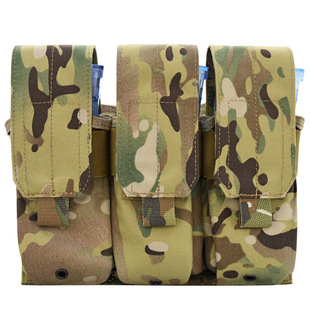 Amazon's Best-Selling M4 Ak Magazine Bag 1000D Nylon Accessory Bag Outdoor Tactical Vest Triple Magazine Bag