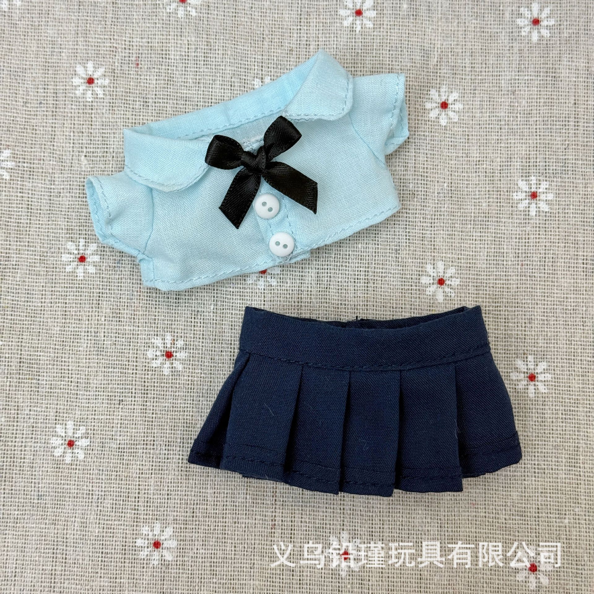 Cute 10cm Baby Clothes Doll Doll 15Cmlabubu Skirt Sweatshirt Dress Kt Preppy Style Series Wholesale