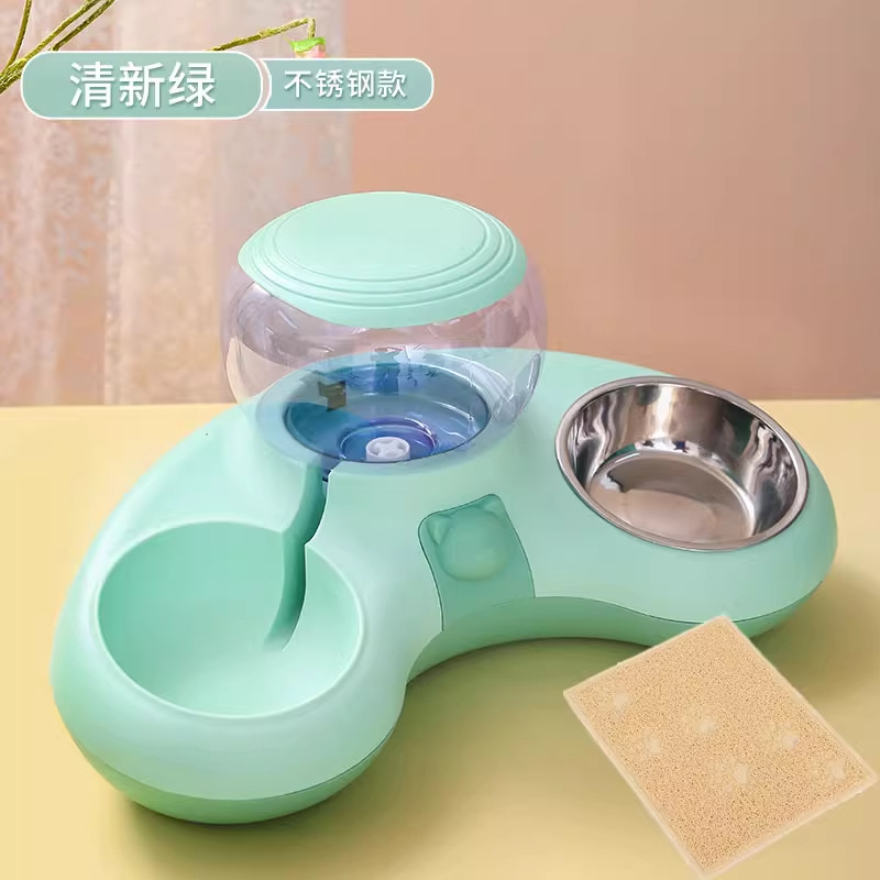 프레쉬 그린-스테인리스 스틸 + 플레이스매트