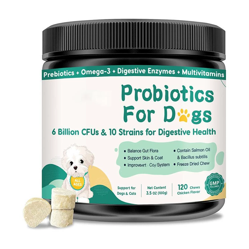 Трансграничная поставка пробиотических мягких гранул для собак, корма для животных с пробиотиками, жевательных лакомств для заводов по производству кормов для животных