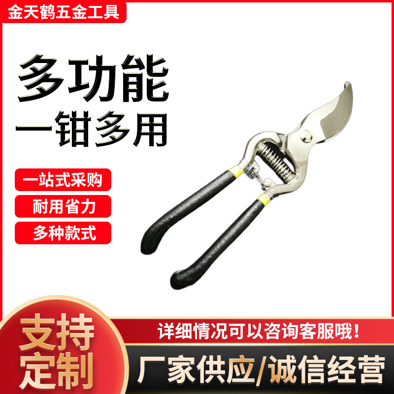 五金工具园林剪刀修枝剪果树剪 家用果园农林花艺园林绿化修枝剪