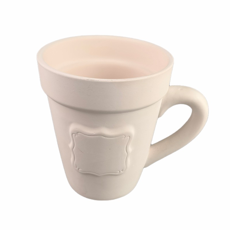 Taza pintada de bricolaje, taza pintada, pintura, cerámica, barra de cerámica, color bajo vidriado, barro blanco alto, temperatura media