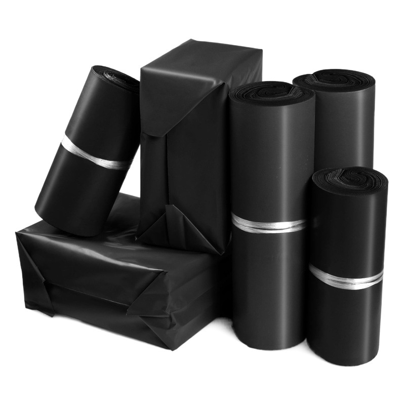 Bolsa Express negra 12 seda gruesa impermeable grande autoadhesiva bolsa de embalaje de Embalaje de tamaño pequeño gran cantidad de producción al por mayor