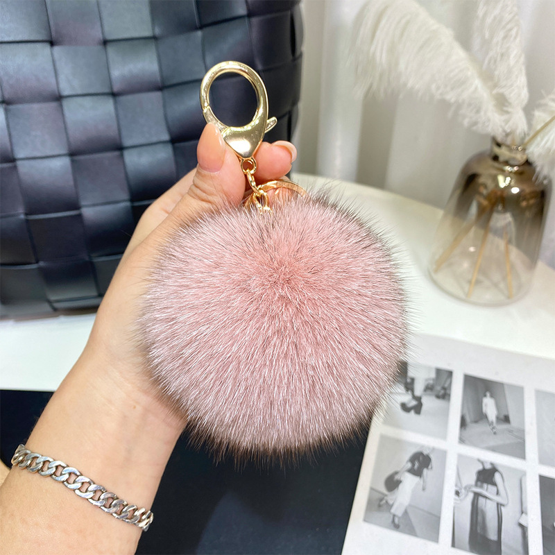 Fox Fur Ball Pendant Bag Accessories Car Keychain Luggage Accessories Fur Pendant 9cm Fox Fur Ball Fox Fur Ball Pendant Bag Accessories Car Keychain Luggage Accessories Fur Pendant 9cm Fox Fur Ball