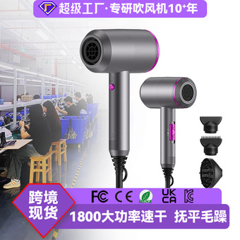 跨境自建站爆款网红锤子吹风机 家用宿舍大风力电吹风冷热吹风筒