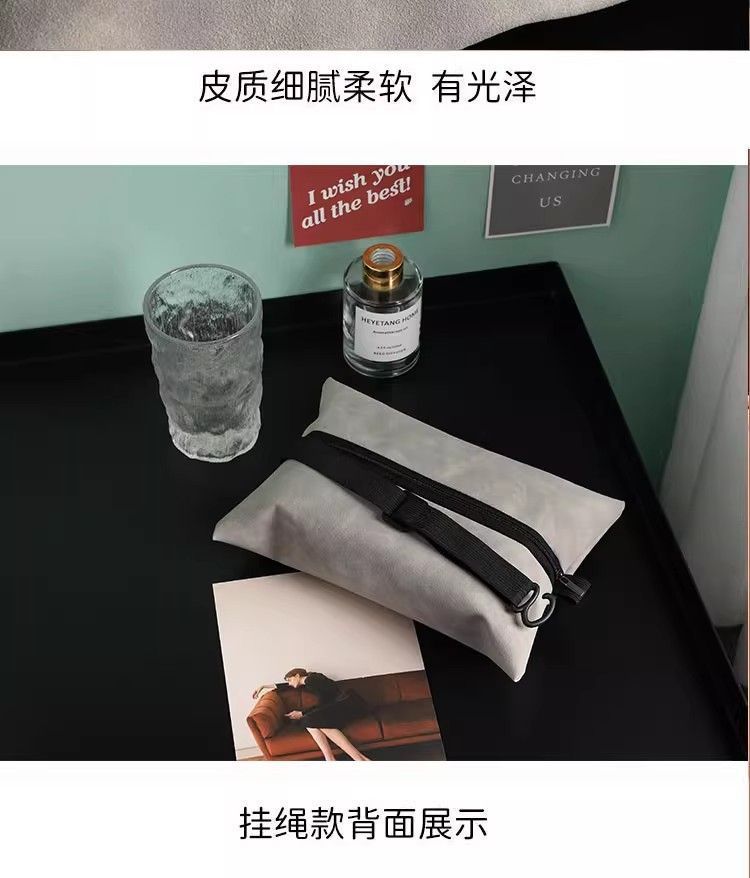 Luxury car tissue box, leather creative car tissue holder, high-end tissue box for car armrest box and seat back, suitable for living room