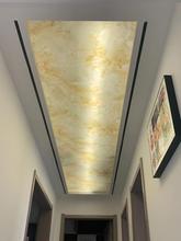 亚克力云石板透光石过道吊顶背景墙玄关电梯灯箱板橱柜透光板灯板