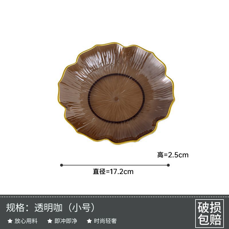 Mesa de té de sala de estar multi-capa de platos de frutas con dulces en la recepción de platos de bocadillos salón de belleza refrigerios de frutas decoración image 18