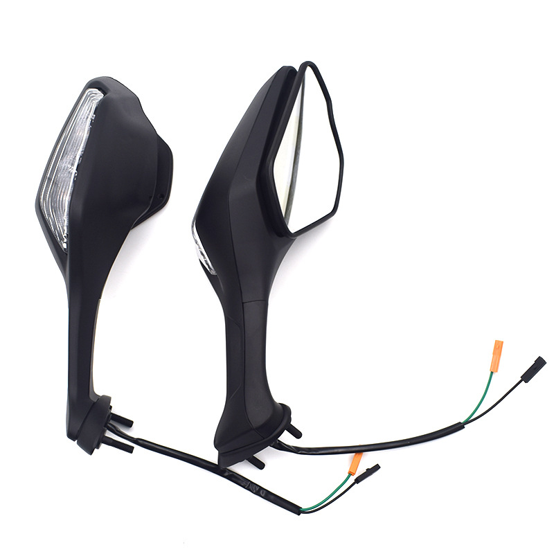 摩托车后视镜适用 cbr1000倒车镜观后镜大排量带灯反光镜男装车后|ms