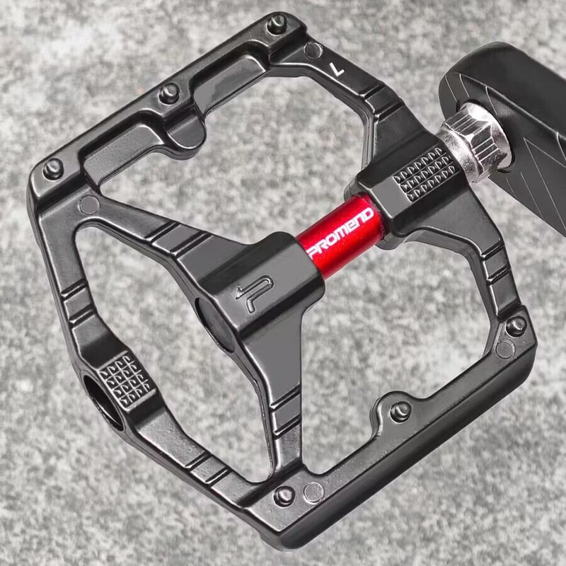 Promend Bicycle Pedals Du Bearing Mountain Road Double Sleeve Anti-Slip Aluminum Alloy Bicycle Pedals