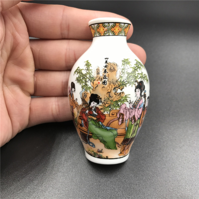 中国風陶磁器青花磁器花瓶冷蔵庫に記念品を貼った家庭装飾品ビジネスは老外ギフト磁石大を送る|undefined
