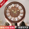 Retro antique bronze wall watch, Amazon, European style, simple and elegant design