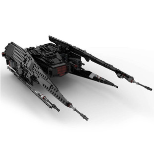 Moc-34444 Spacecraft Transport Ship with Display Stand and Interior 740 Particle Count
