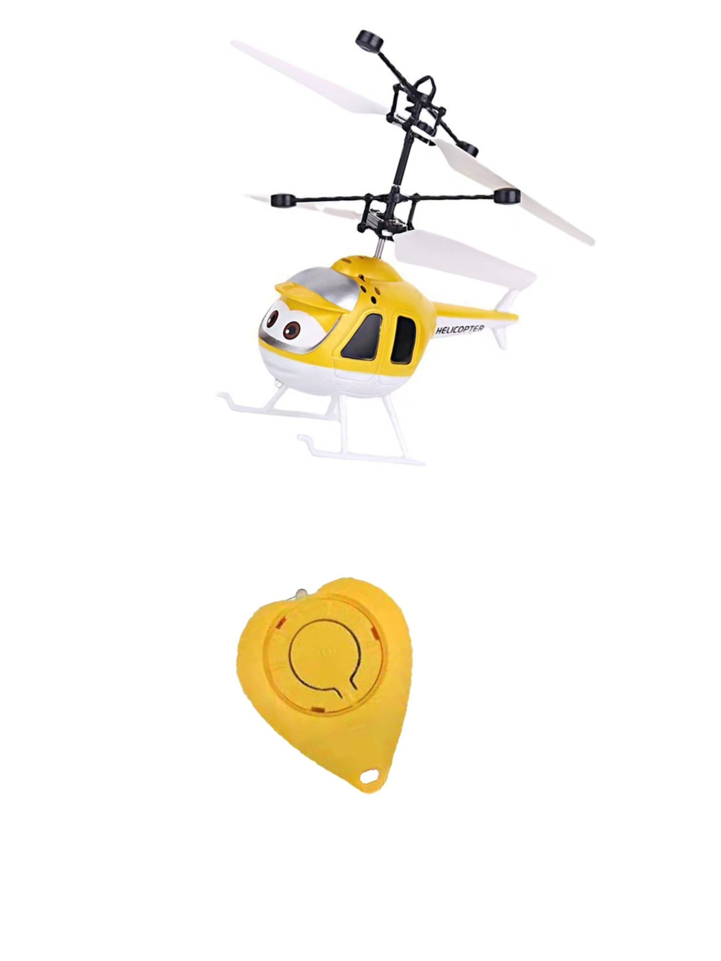 [노란색] 만화 비행기-물방울 원격 제어 초보자 [핫 셀러]