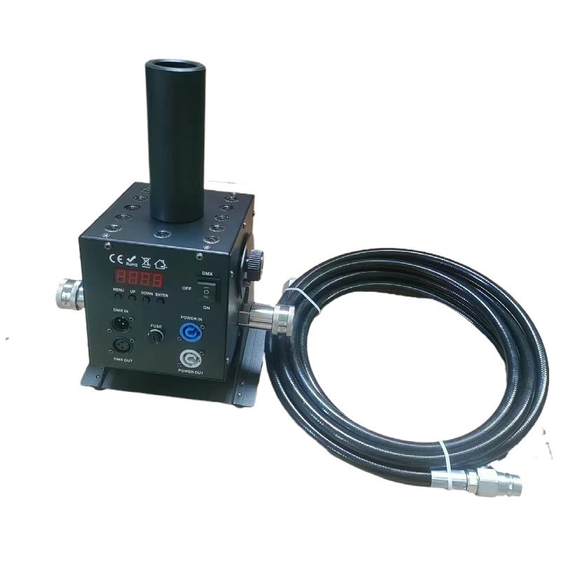 Máquina de Columna de Aire LED con Dióxido de Carbono, Máquina de Pulverización, Ambiente de Bar y Discoteca, Máquina de Humo de CO2 con Hielo Seco, Espectáculo de Luces Coloridas