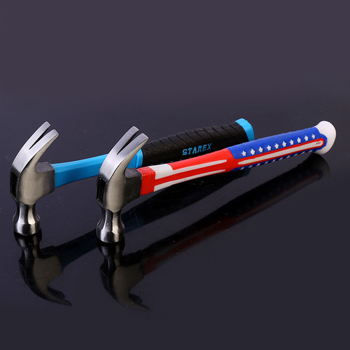 Flag handle claw hammer, nail hammer, nail pulling hammer, forged steel claw hammer, nail puller hammer, claw hammer