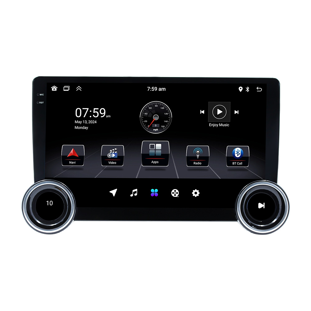 Transfronterizo 10.1 pulgadas control central pantalla grande Android GPS Navigador automotriz HD imagen de marcha atrás Bluetooth todo en uno