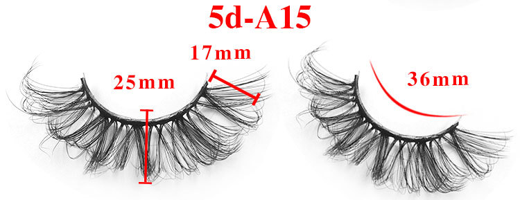 25mm Drei Dimensionale Verlängert Dicken Übertrieben Nerz-wie Falsche Wimpern display picture 6