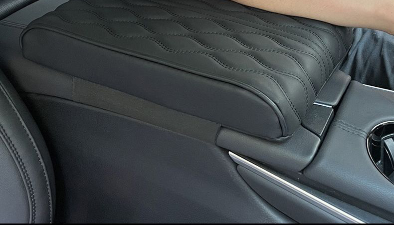 Car Armrest Box Heightening Pad Driver Elbow Support Memory Foam