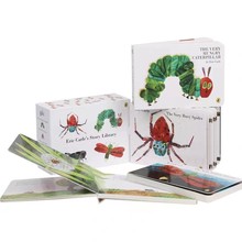 英文 The Very Hungry Caterpillar 好饿的毛毛虫卡尔爷爷4册盒装