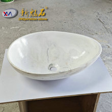 北欧无机水磨石台上盆洗手槽卫生间阳台家用创意水泥洗脸盆面盆