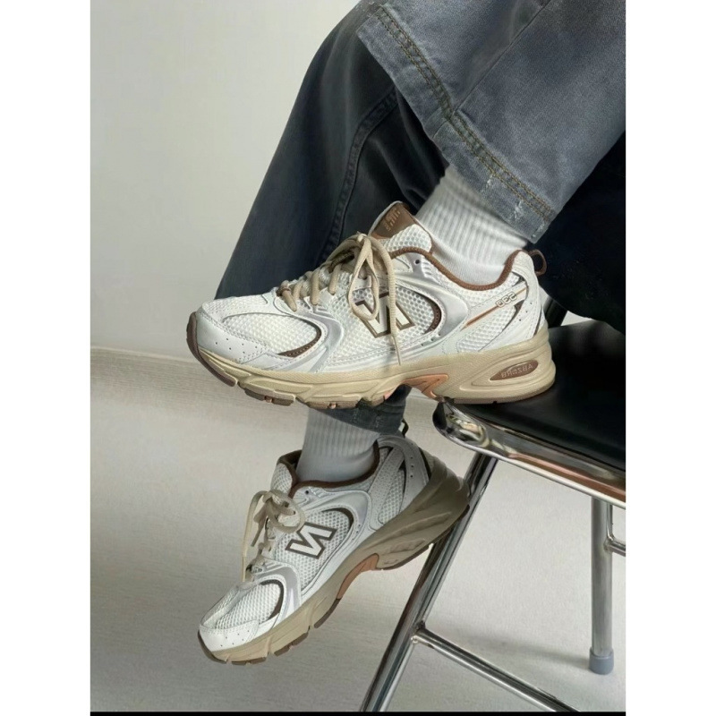 Putian Shoes High Version Classic Retro Nb530 Silver Versatile Casual Sports Running Shoes Lightweight Breathable Sports Shoes