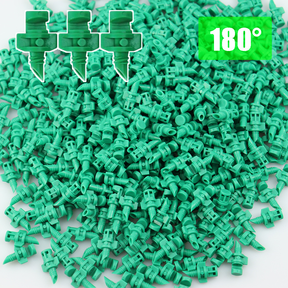 90 180 360 grados refracción atomización goteo rociador automático de agua micro-spray vegetal simple refracción atomización rociador