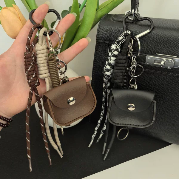 New cross-border mini keychain wallet, portable and can be hung on the waist, storage bag for access cards, coins, and small items