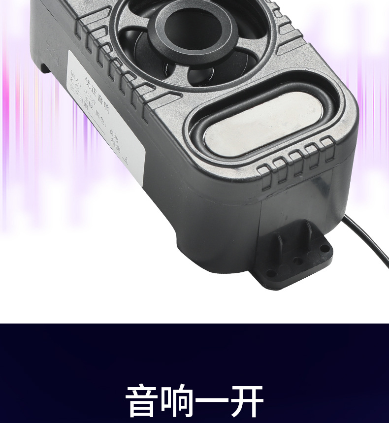 Electric Vehicle Bluetooth Speaker 12V Dedicated High Volume Modified Waterproof and Dustproof Subwoofer Audio Universal