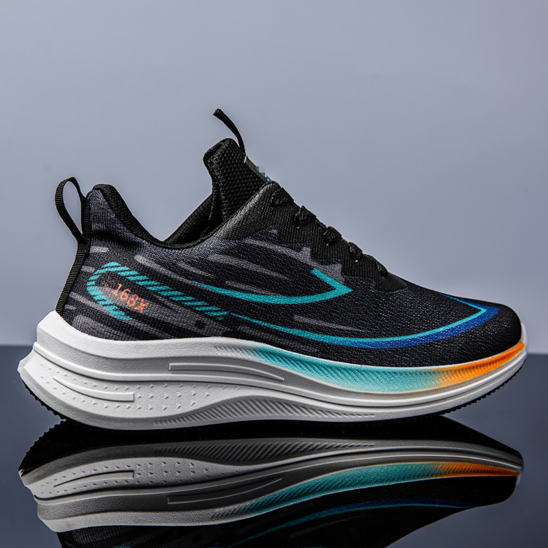 Cross-Border Men's Shoes 2026 New Spring and Summer Breathable Running Shoes Ultra-Light Carbon Plate Fashion Sports Shoes Soft Sole Shock-Absorbing Shoes Cross-Border Men's Shoes 2026 New Spring and Summer Breathable Running Shoes Ultra-Light Carbon Plate Fashion Sports Shoes Soft Sole Shock-Absorbing Shoes