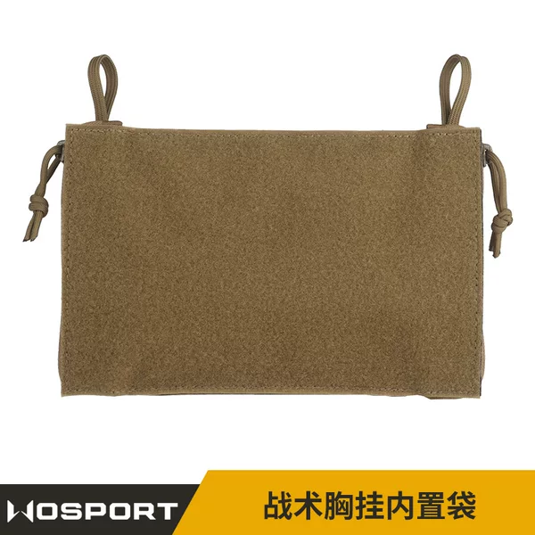 Wosport Tactical Chest Rig with Built-In Expandable Storage Pouch, Combination Set, Dual Zipper, Internal Webbing Loop