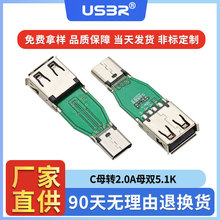 Type-c�A�厧��ĸ���DUSB2.0��߅���zĸ���L42.9�p5.1����D���^