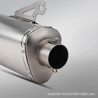 Motorcycle exhaust pipe Oblique Triangle Stainless Steel, Suitable
