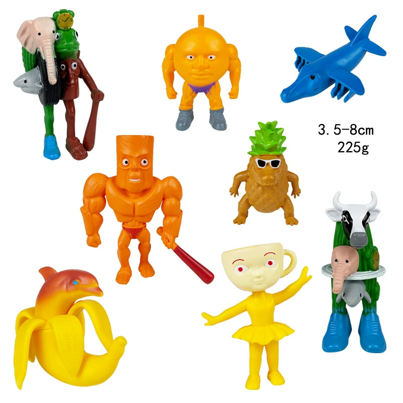 Фигура Шанхай Jing Tralala деревянная палочка-человек, assorted characters, пакет OPP, 0,4 кг