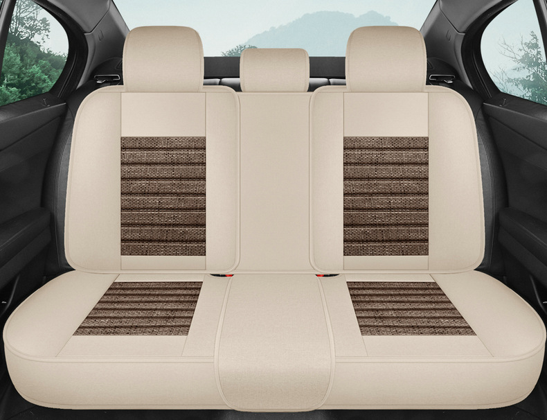 26 Years of New Models of Amazon Cross-Border All-Inclusive Linen Car Seat Cushions, Universal for All Seasons, Breathable and Wear-Resistant Seat Covers Wholesale