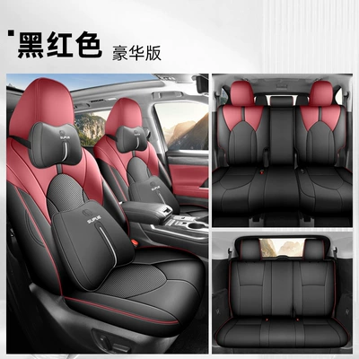 Suitable for 22-26 Models of Modelə uyğun (Original) oturacaq örtükləri - black-and-red-seven-seater-luxury-version-22-26-highlander