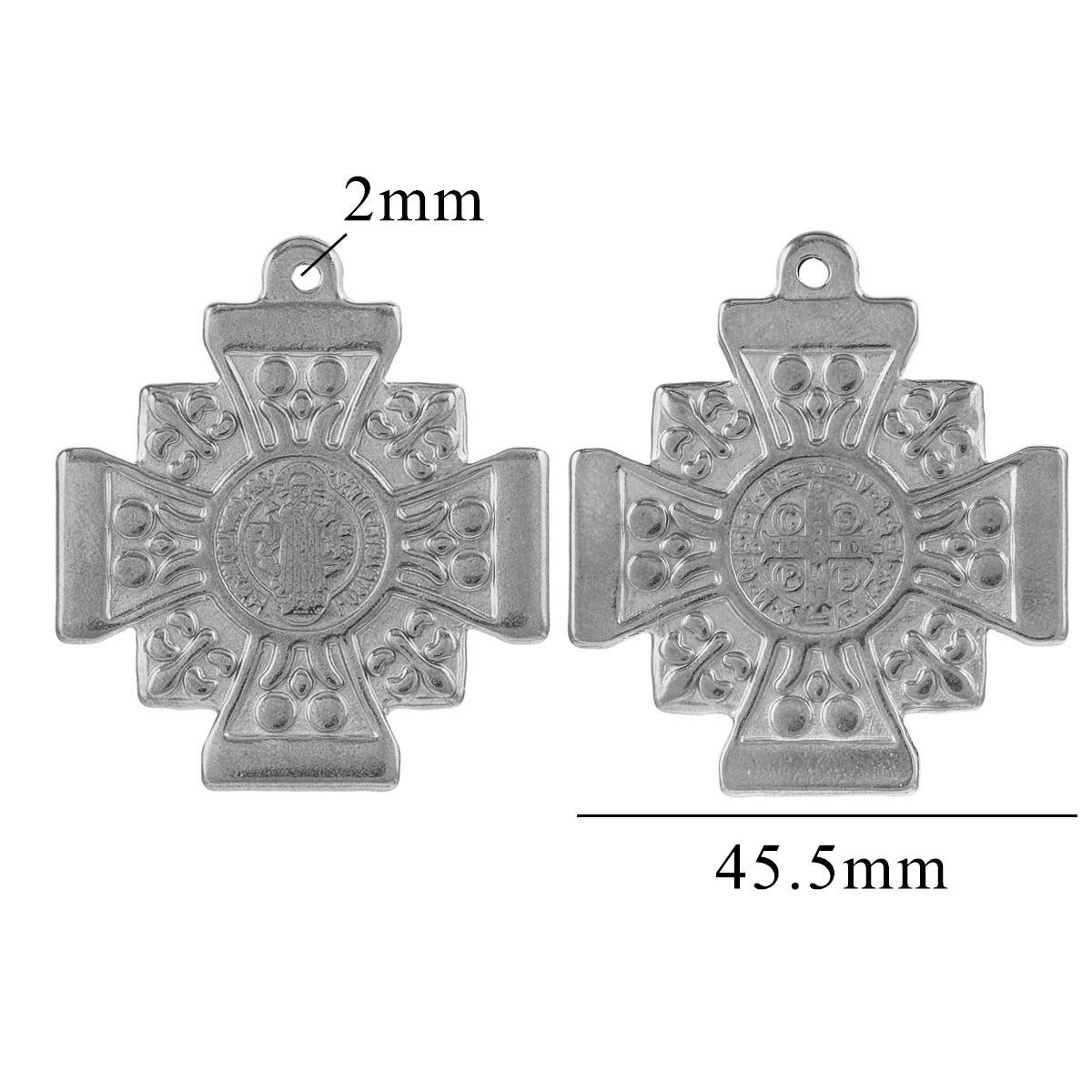 Acero inoxidable transfronterizo diseño de personalidad cruz reina colgante francesa llavero de acero de aluminio productos al por mayor inventario