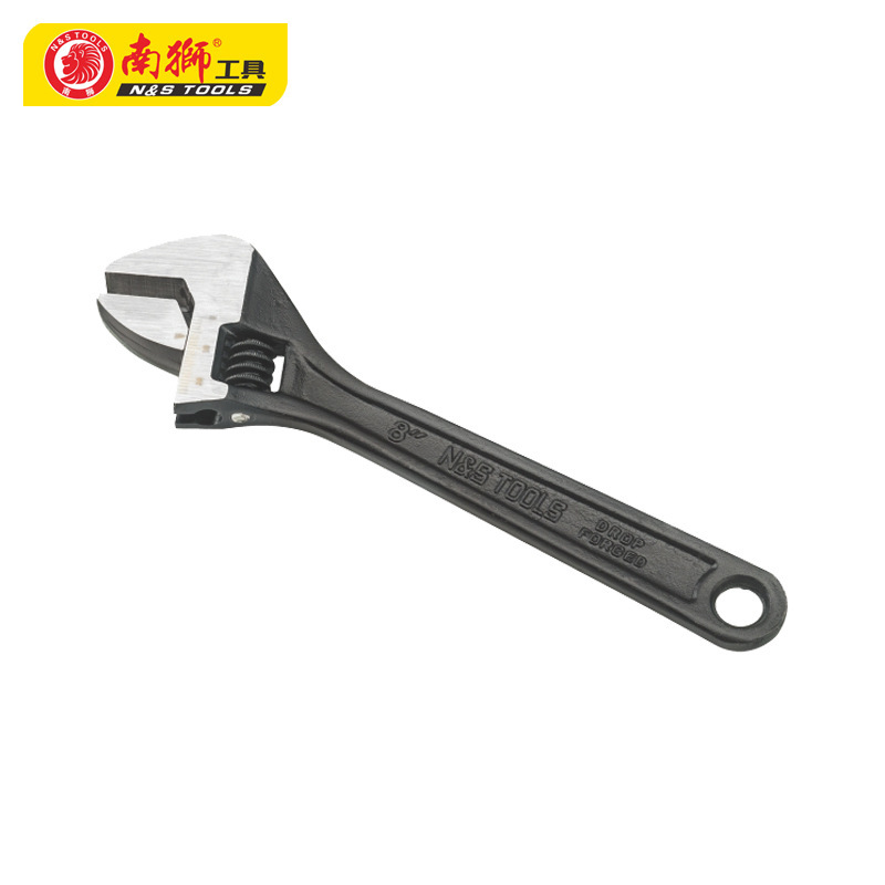 原装现货直供带刻度活动板手南狮6寸/8寸发黑活动板手五金工具