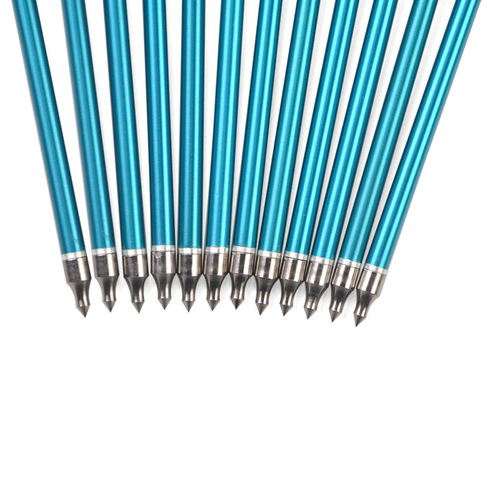 Aluminum arrow shafts with reverse curve for compound bows