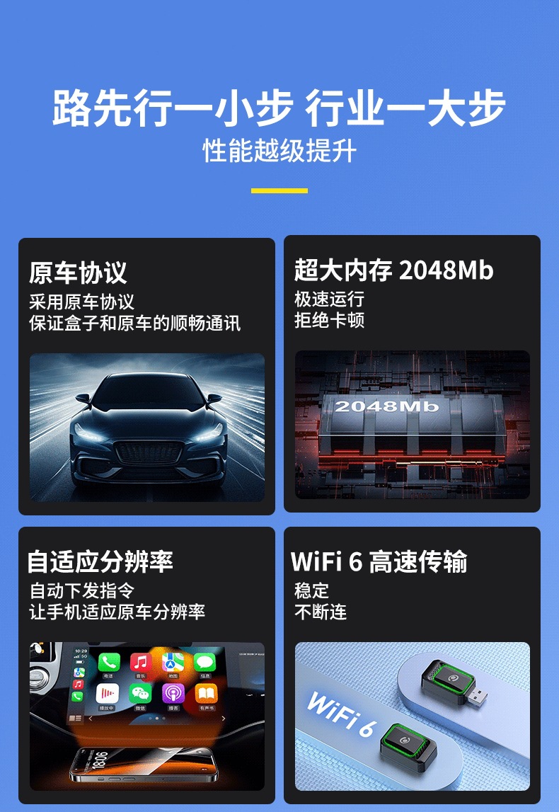 Suitable for Wired to Wireless Carplay Box Suitable for Mercedes-Benz E Volkswagen Car Machine Huawei Hicar Interconnection C