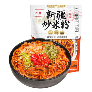 阿寛紅油麺皮1袋白家酸辣粉重慶小面甘口マッシュポテトインスタントラーメン麻辣米皮